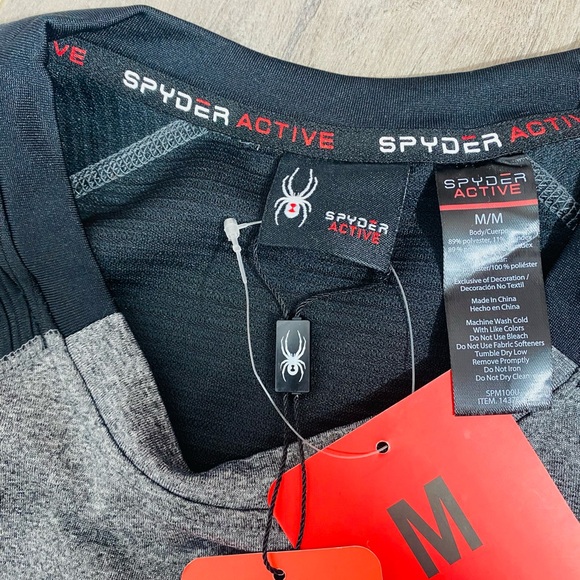 Brand new Spyder Active Men’s Long Sleeve Shirt size M available size M-L-XL - Picture 10 of 13